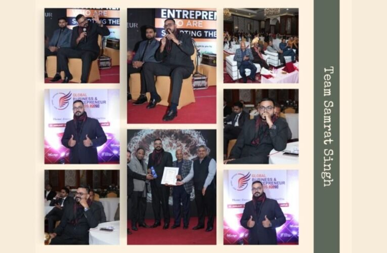 Team Samrat Multiventure Shines at Global Business & Entrepreneur Awards