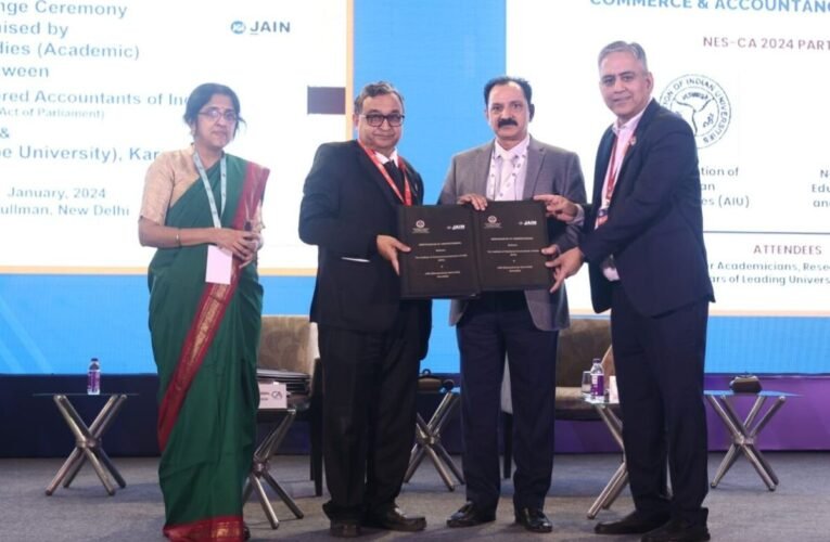 JAIN Deemed-to-be University strengthens ties with ICAI to Foster Academic Collaboration