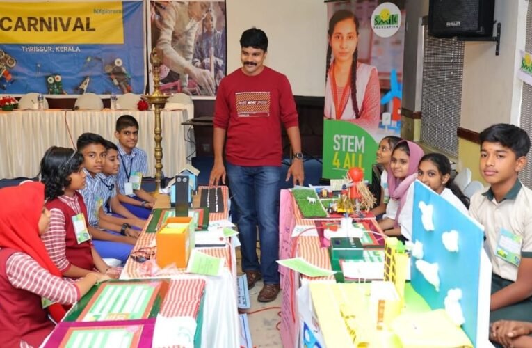Rural students impress everyone with their scientific creations at Smile Foundation’s NXplorers Carnival