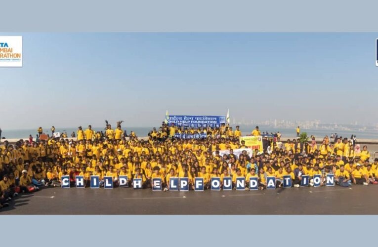 Child Help Foundation Participates in TATA Mumbai Marathon 2024
