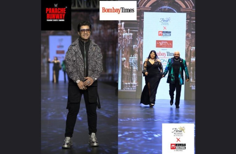 Designer Vishal Kapoor Showcased his Design for Florian Foundation by Archunaa Jaiin and Mumbai Halchal by Dilshad Khan at the Opening Show of Bombay Times Fashion Week 2024