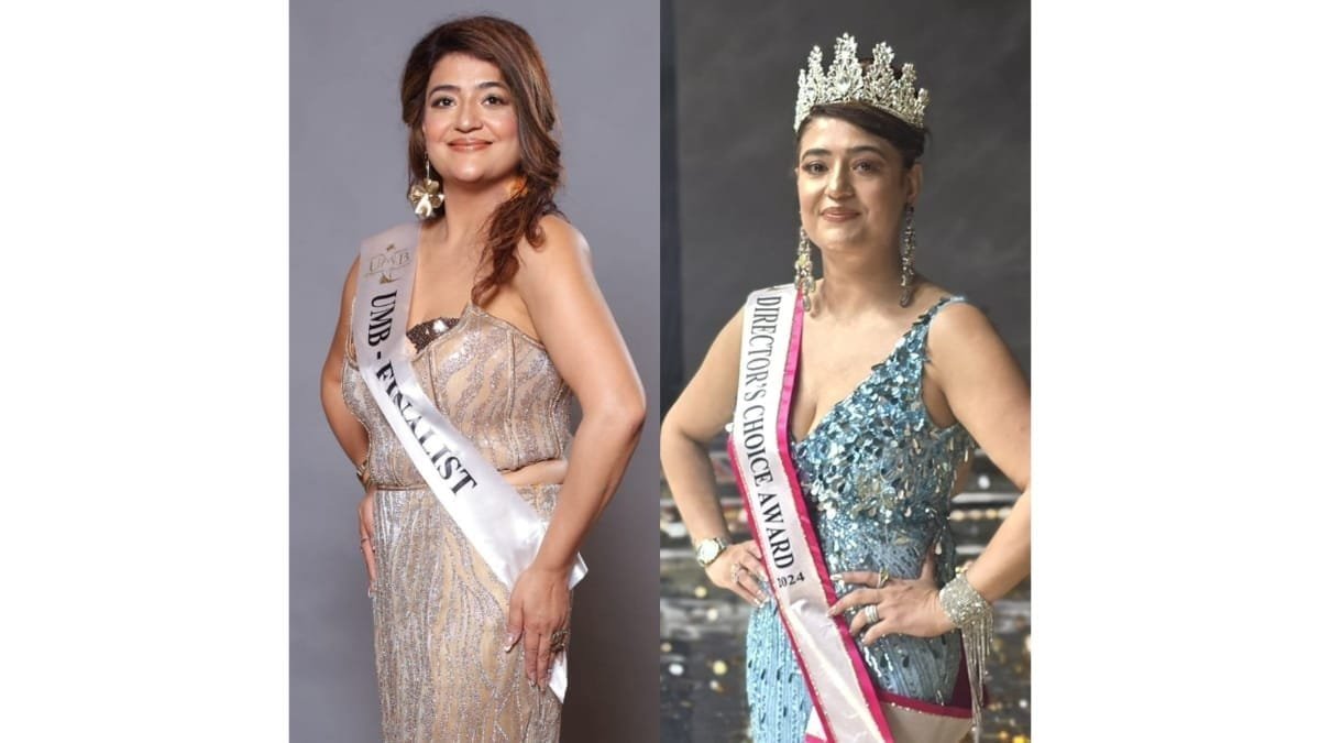 Megha Soin won the title of Mrs. India Director’s Choice at prestigious UMB Beauty pageant 2024 .