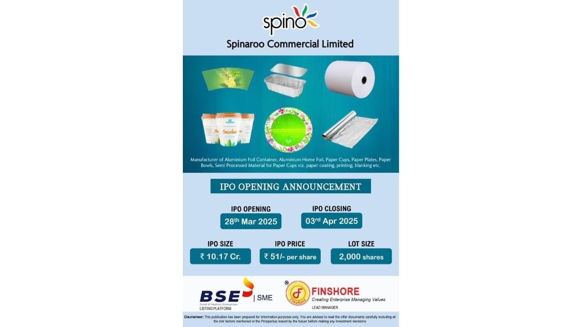 Spinaroo Commercial Limited IPO Launch