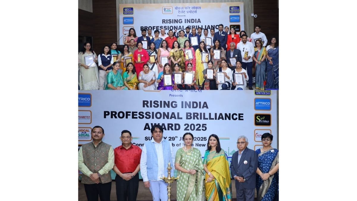 Professional Brilliance Award 2025: Organized by VOCAL FOR LOCAL Talent Promoters