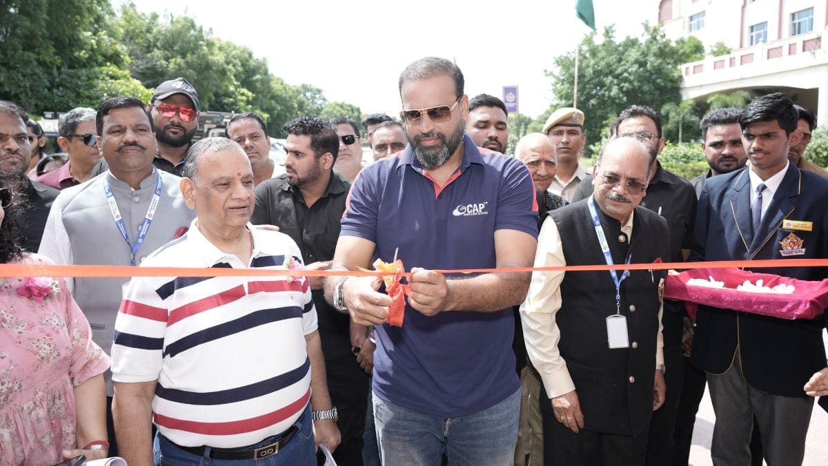 Yusuf Pathan inaugurates the 37th center of Cricket Academy of Pathans (CAP) in Ajmer (Rajasthan)
