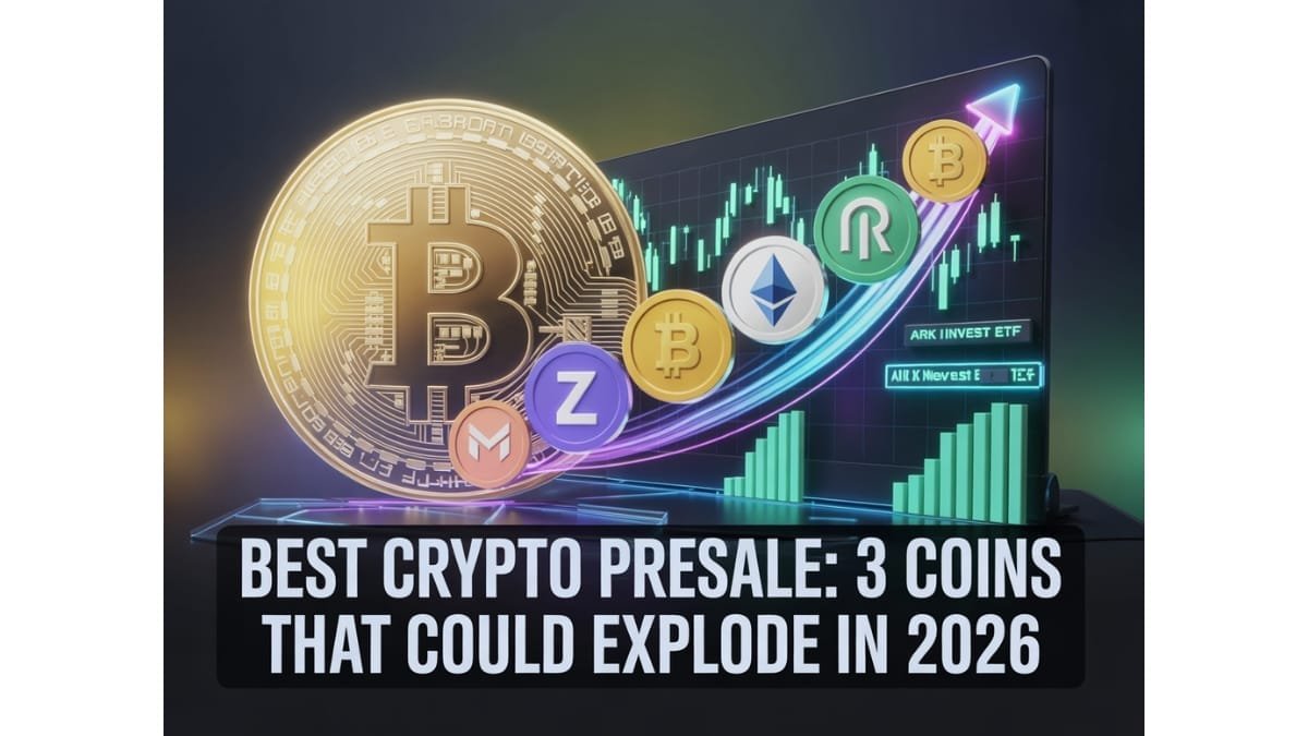 Best Crypto Presale: 3 Coins That Could Explode in 2026 As ARK Invest Resumes Crypto Buying Spree