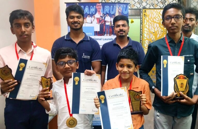 Chennai Students from Ashtrix School of Robotics Shine at World Game Coding Competition 2026