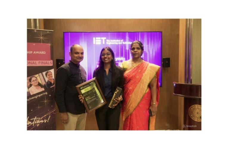 Chennai Engineering Student Wins IET Scholarship for Solar-Powered Health Screening Kiosk