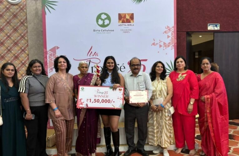 Vasai Girl Wins National Fashion Title with Collection Refreshing Heritage Textiles