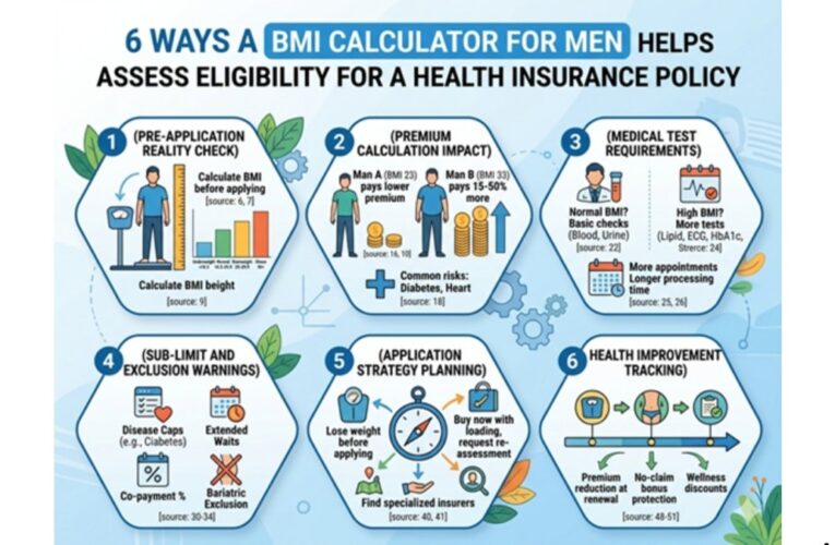 6 Ways a BMI Calculator for Men Helps Assess Eligibility for a Health Insurance Policy