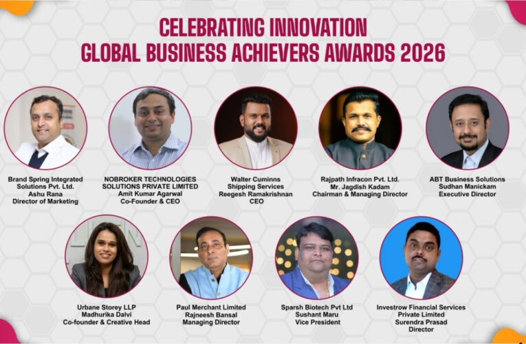 GLOBAL BUSINESS ACHIEVERS AWARDS 2026: CELEBRATING INNOVATION