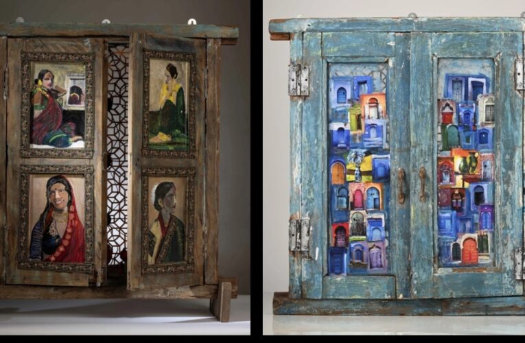 Nandita Desai Unveils a Unique Painting Exhibition on Vintage and Handcrafted Windows