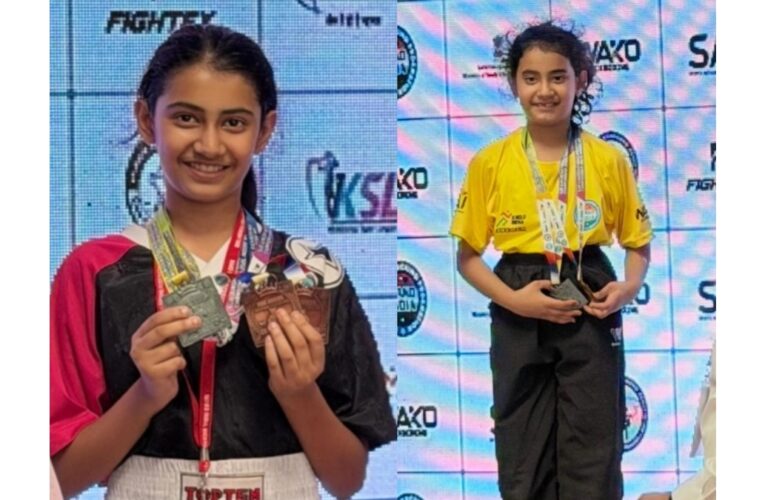 Outstanding Performance by the Tomar Sisters at the WAKO National Kickboxing Championship, Indore