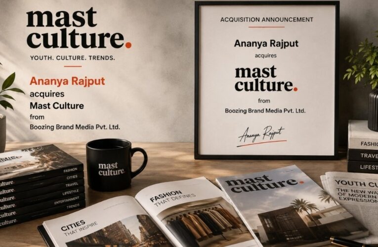 Ananya Rajput Acquires Mast Culture, Announces New Vision for a Global Youth Culture and Lifestyle Media Platform