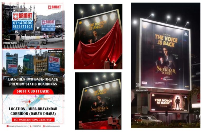 Bright Outdoor Media Limited Unveils Landmark Hoardings & Introduces ‘Bright’s Curtain Raiser’ to Redefine Brand Visibility