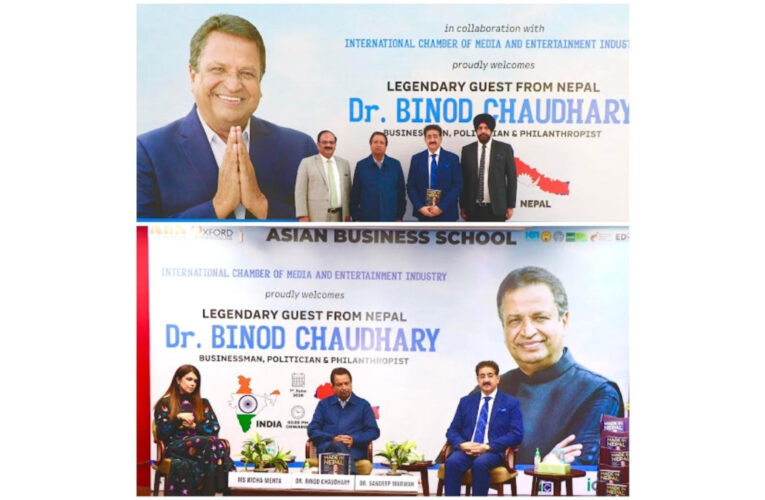 Dr. Binod Chaudhary Shares Global Success Mantra at Asian Business School, Noida