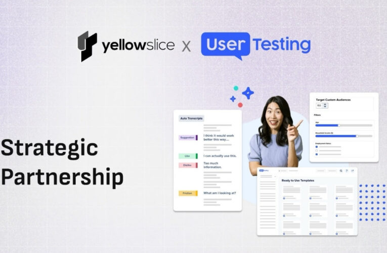 Yellow Slice Partners with UserTesting to Bring World-Class Human Insight to India’s Booming Digital Market