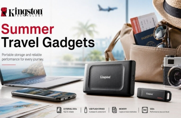 Travel Light, Store More: Kingston’s Summer Travel Gadgets for People on the Move