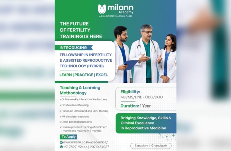 Milann Academy Launches Hybrid Fellowship in Infertility and ART for Practicing Gynaecologists