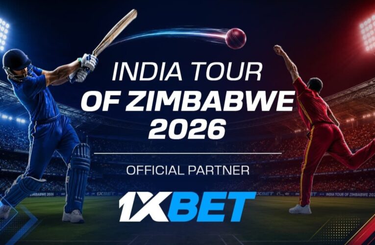 1xBet is the Official Partner of the India tour of Zimbabwe 2026