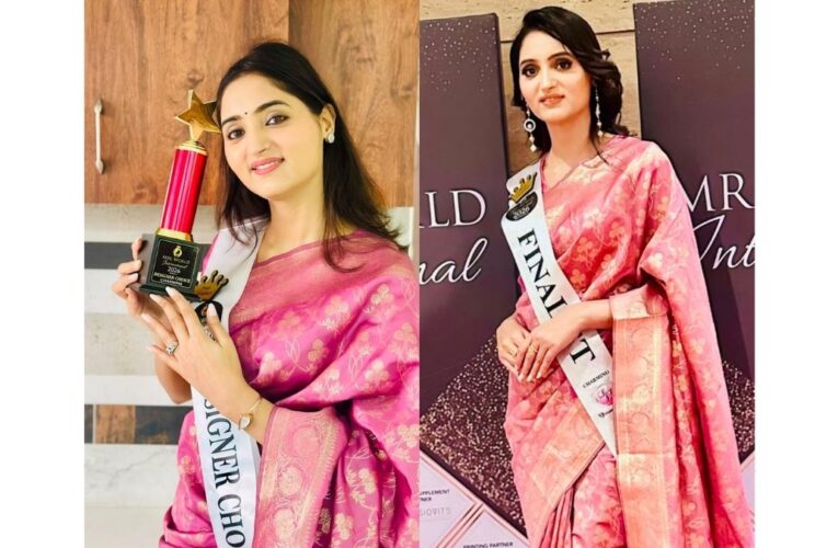 Jaipur’s Preeti Choudhary Wins Designer’s Choice Award at Mrs. World International 2026