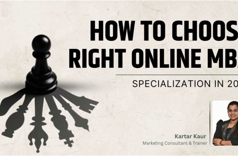 How to Choose the Right Online MBA Specialization in 2026