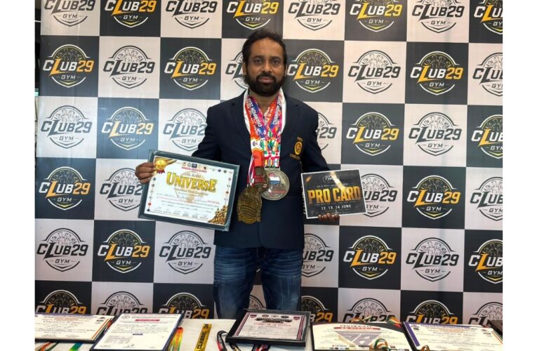 Ahmedabad’s Lalit Patel wins three gold medals at World Powerlifting Championships in Bangkok, two golds in bodybuilding