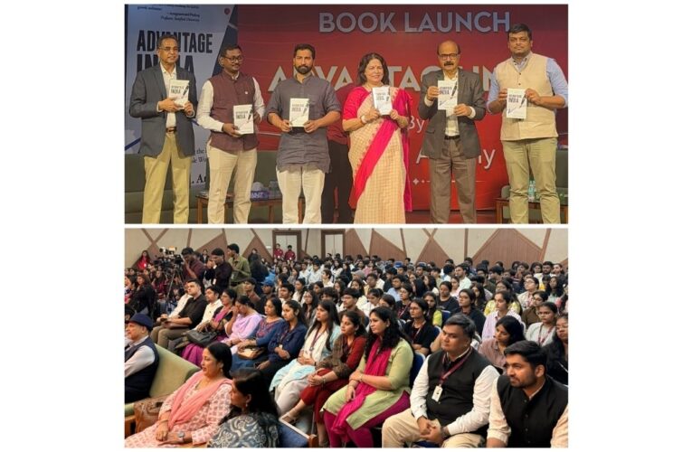Book Advantage India: Reshaping the Future for an Equitable World Order Launched at JG University