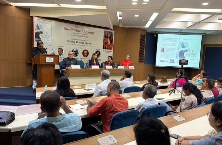 Dr. Sazina Khan’s She Walked Anyway to Be Launched at India Habitat Centre