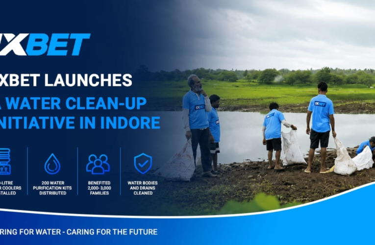 1xBet launches charitable water purification initiative in Indore