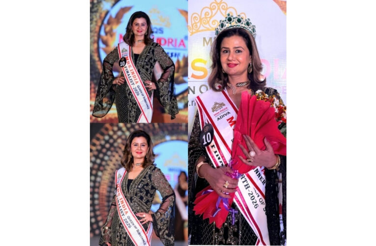 Neeru Singh: becoming Pride of North and 2nd Runner-Up in the Emerald Category at Mrs India Queen of Substance 2026