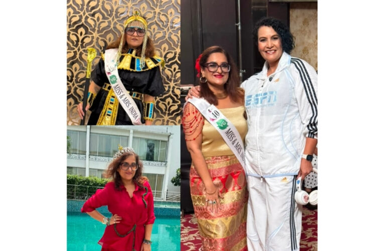 Dr. Renu Ahuja crowned Mrs. India Central Zone At VG Miss & Mrs India 2026, Season 8.