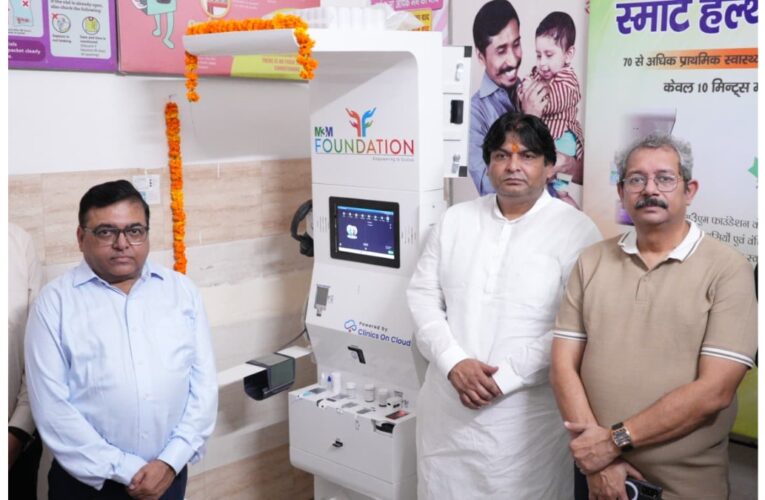 M3M Foundation strengthens community healthcare with the inauguration of Health Check-up Kiosks at Kurukshetra and Gurugram
