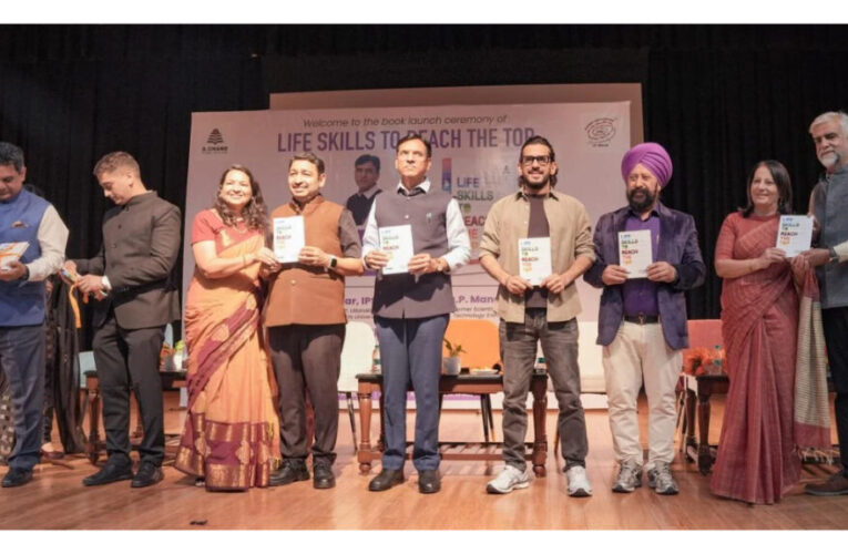 Union Minister for Sports Dr. Mansukh Mandaviya Launches the Book ‘Life Skills to Reach the Top’ at IIT Delhi in a Jam-Packed Auditorium