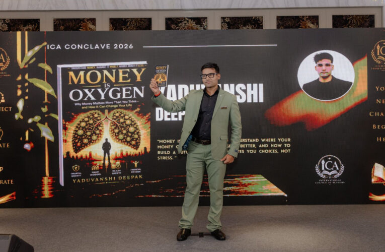 Yaduvanshi Deepak Launched Money Is Oxygen at ICA Conclave 2026
