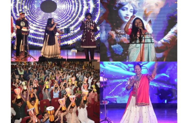 500 Drums, One Spirit: Drum Cafe India’s Maha Bhakti Rhythm Yatra Opens to a Packed House at ISKCON Juhu